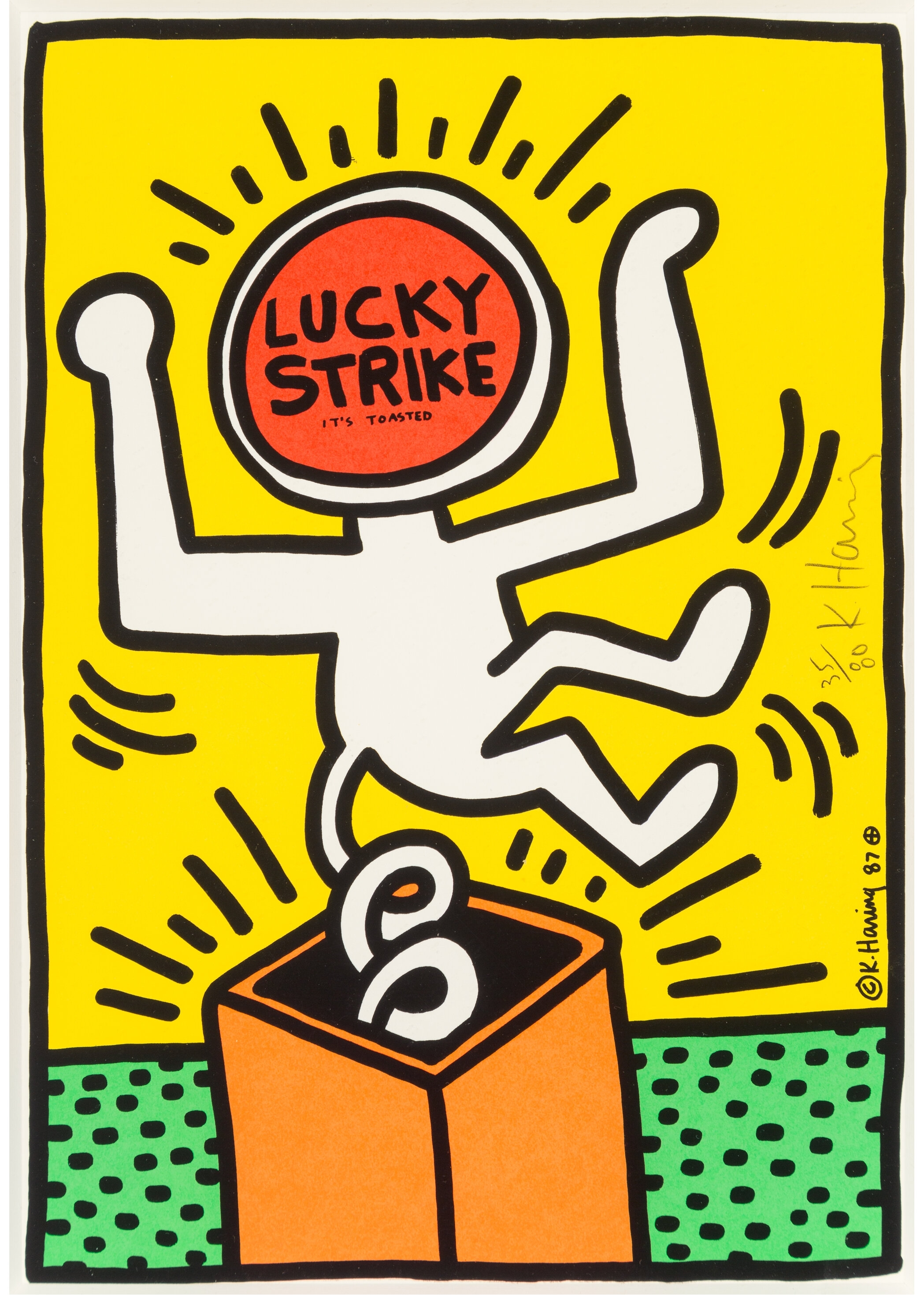 лаки страйк реклама. кит харинг поп арт. кит харинг человечки. кит харинг 1989. кит харинг художник.