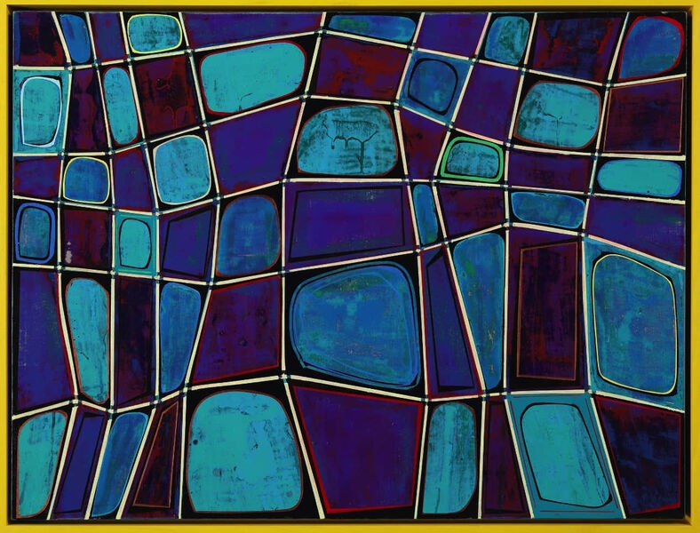 Artwork by Du Feichen, Seed Project - Blue Purple Ground