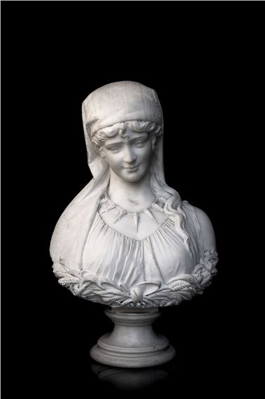 Young girl by Cesare Lapini, 1884