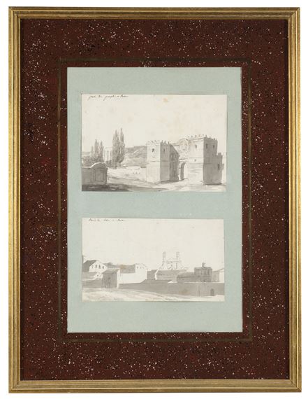 Porta del Popolo,Lungo il Tevere by Pierre-François-Léonard Fontaine