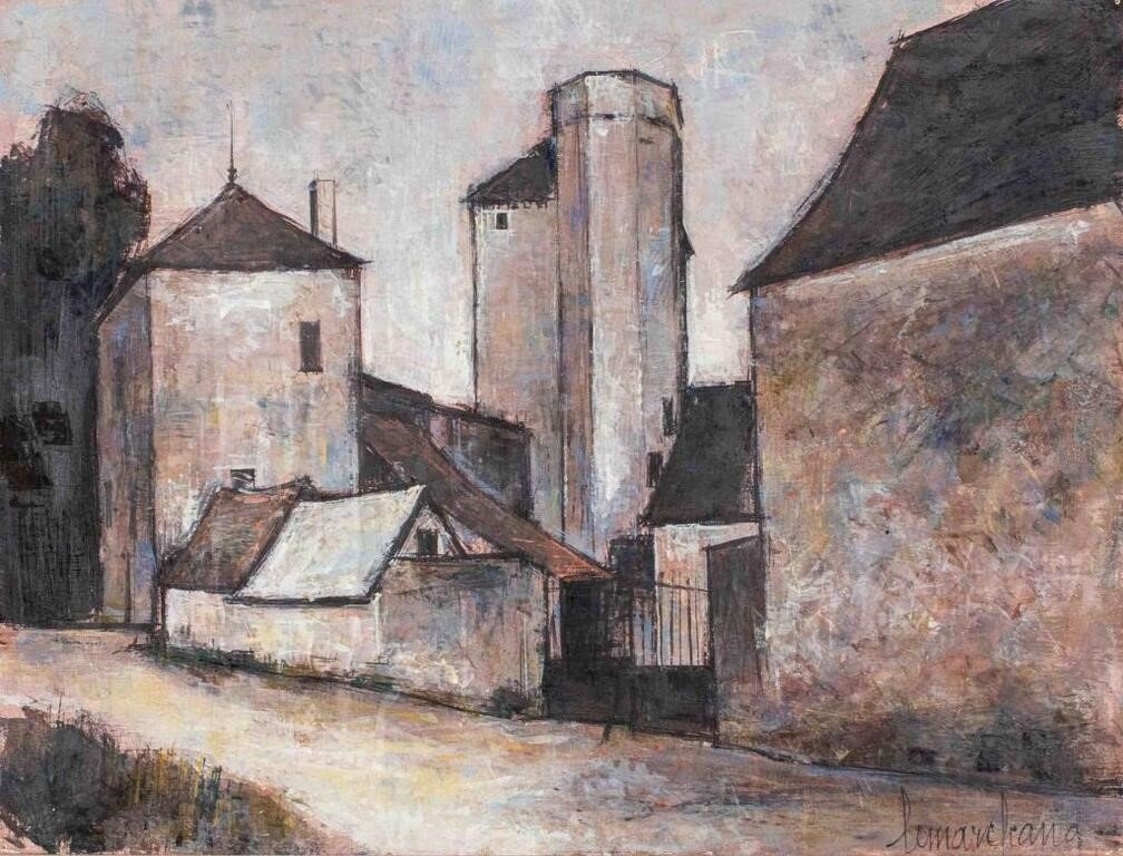 Artwork by Pierre Lemarchand, Paysage, Made of oil on canvas