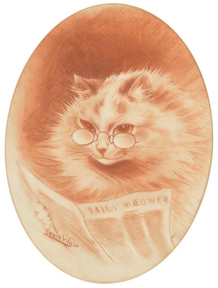 The Daily Meower by Louis Wain