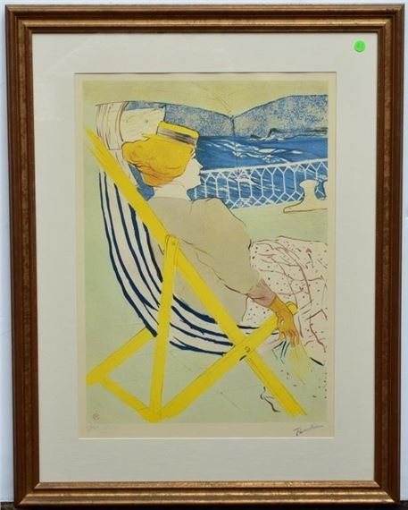 La Passagere du 54- Promenade en Yacht by Henri de Toulouse-Lautrec