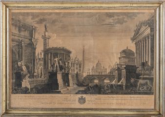 Caprichos arquitectónicos para rey de Hungría - Pietro Ruga