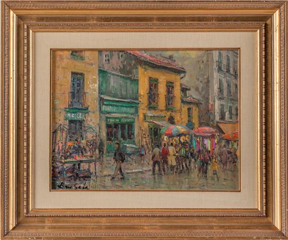 Puestos en el Rastro, Madrid by Juan Bayón Salado