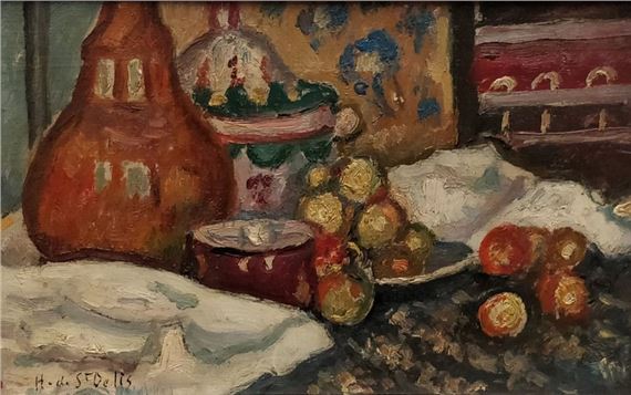 Nature morte aux fruits by Henri Liénard de Saint-Délis