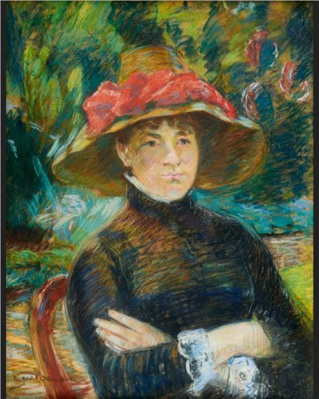 PORTRAIT DE MADAME GUILLAUMIN by Armand Guillaumin, vers 1890