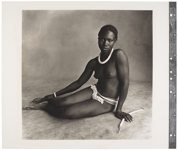 Nubile Young Beauty of Diamaré, Cameroon, 1969 by Irving Penn, printed 1980