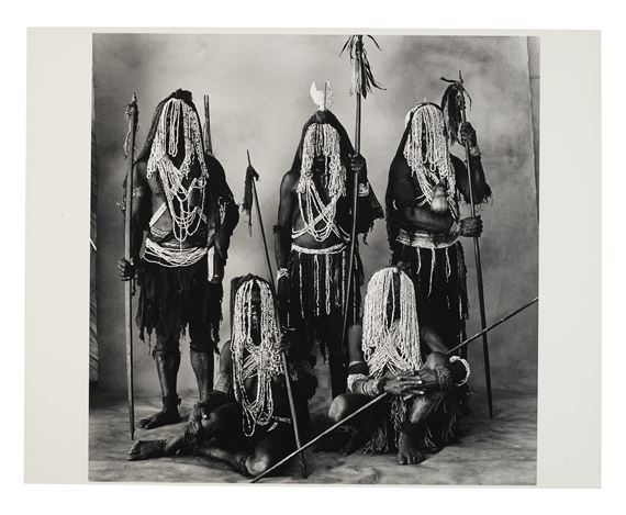 Bena Family, New Guinea, 1970 by Irving Penn, printed 1984