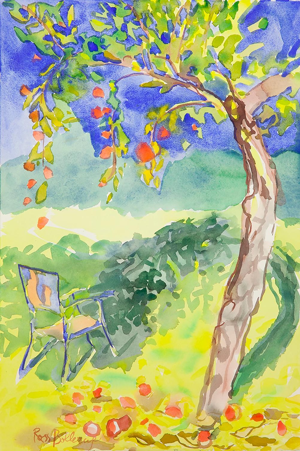 Artwork by Ross Bollerup, Shaded Chair, Made of Watercolour on paper