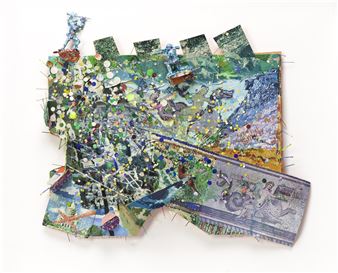 War Games Disguised II - Howardena Pindell