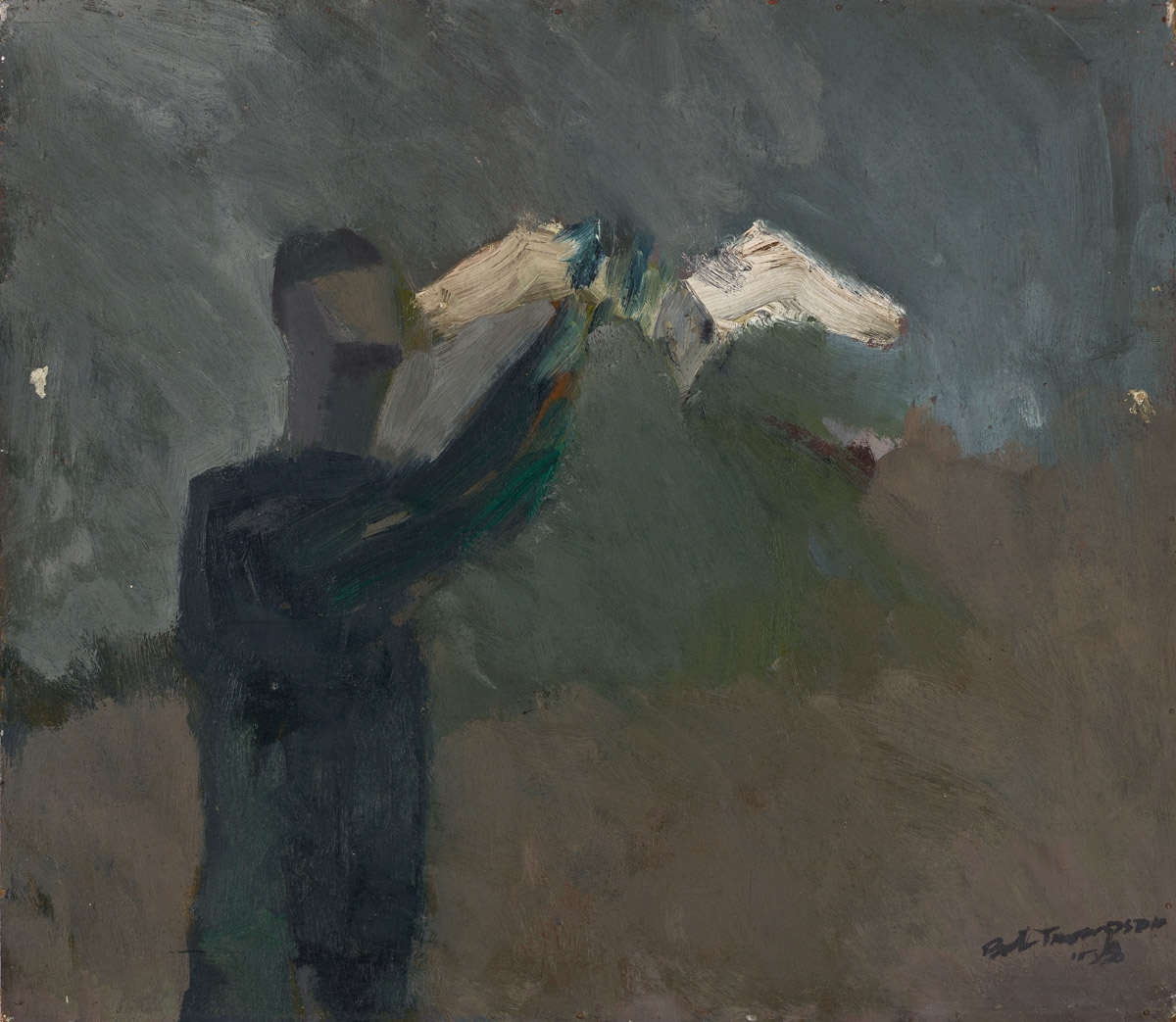 Bob Thompson | The Chase (1958) | MutualArt