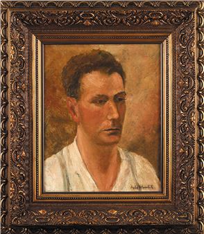 PORTRET MLADOG MUŠKARCA - Ljuba Ivanovic