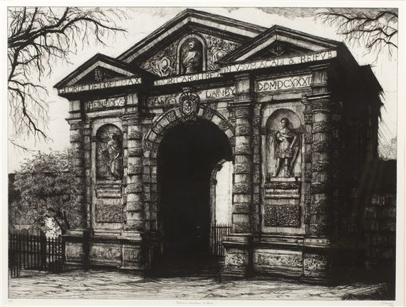 'Botanic Gardens, Oxford' by John Howard, dated 1995