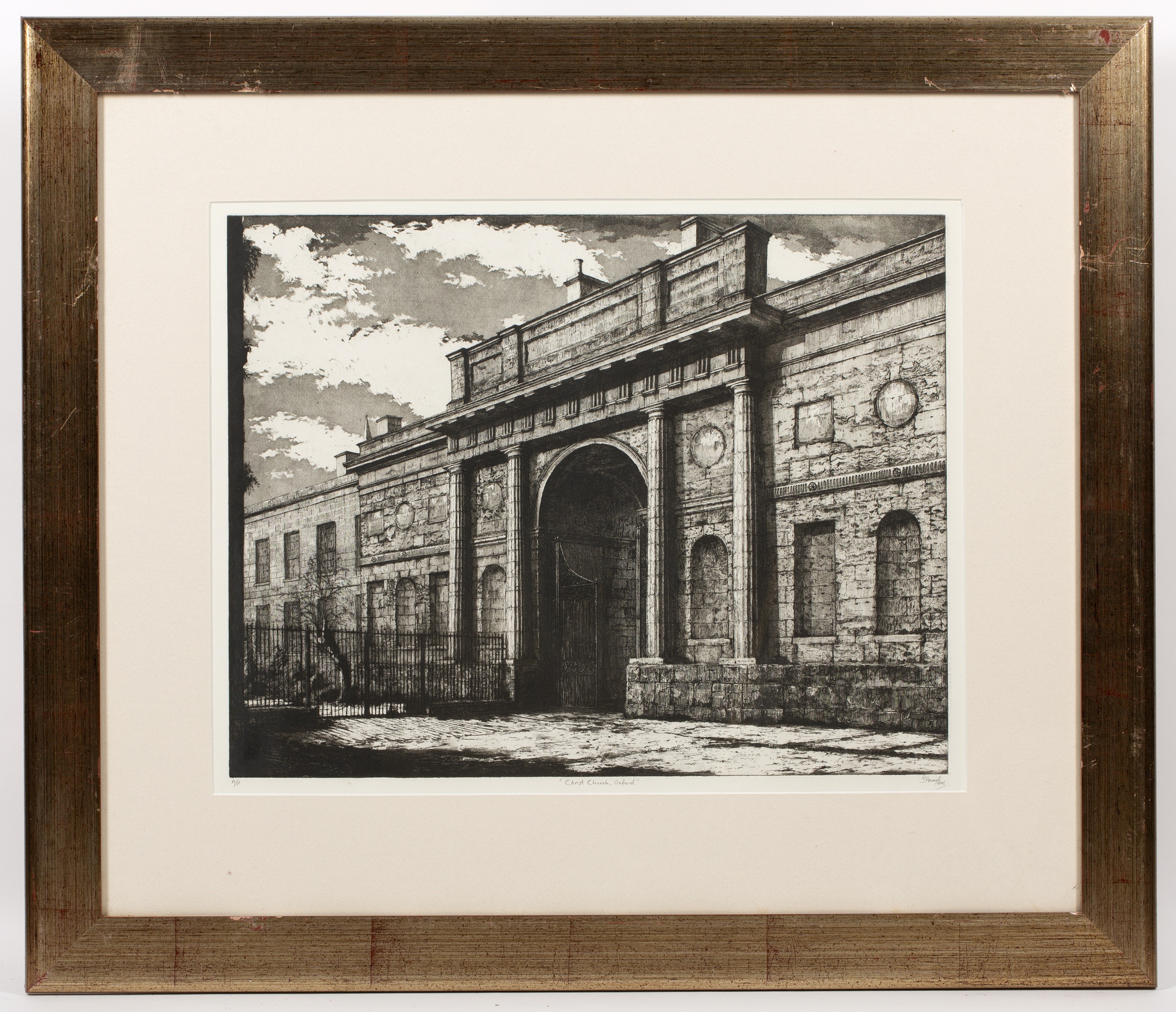 Artwork by John Howard, 'Christ Church, Oxford', Made of etching