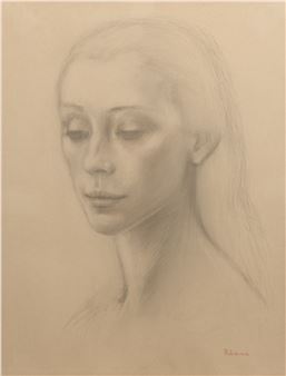 Svetlana Beriosova, a head and shoulders portrait - Lisa Rhana