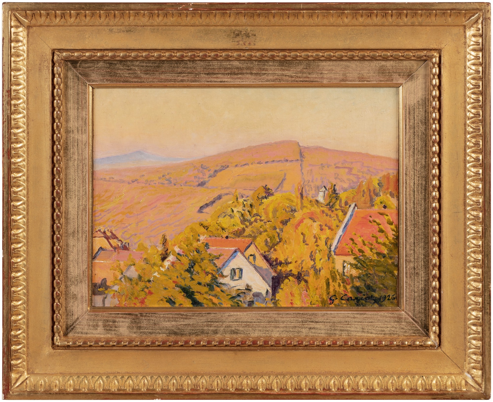 Gustave Cariot | Les toits rouges à Georgenbon Hansen-Kopf (1926 ...
