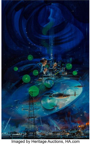 Glide Path, book cover by John Conrad Berkey, 1981