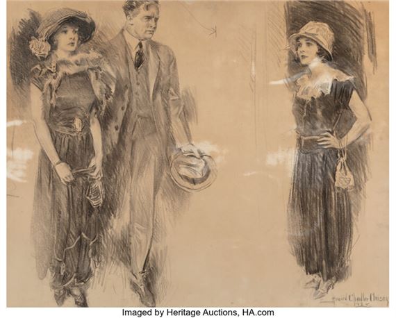 The Unexpected Visitor by Howard Chandler Christy, 1923