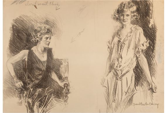 The Jealousy of Time by Howard Chandler Christy