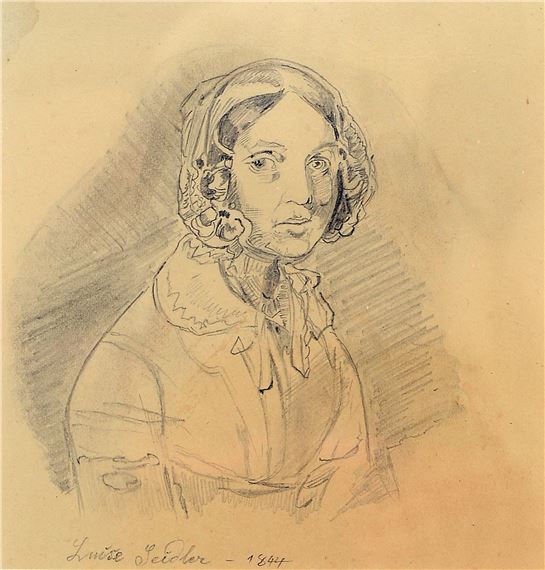 Luise Seidler - 1844 by Friedrich Preller the Elder, 1804