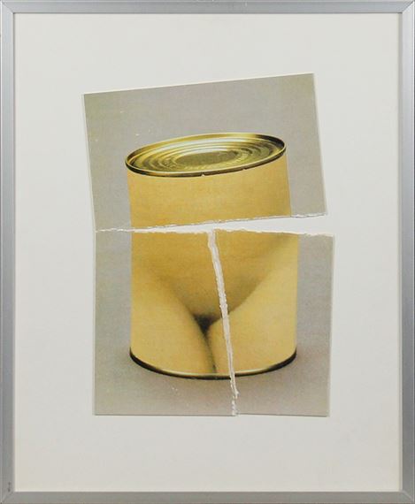 Scatola spezzata con pube by Jiří Kolář, Anni ‘70