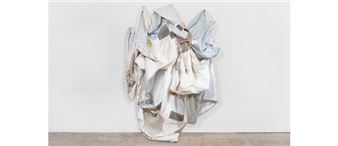 Installation view of Hope Ginsburg exhibition at Laumeier Sculpture Park.
