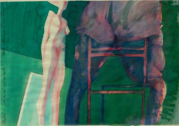 Mircia Dumitrescu | Model and Bowlegged Doll (2004) | MutualArt