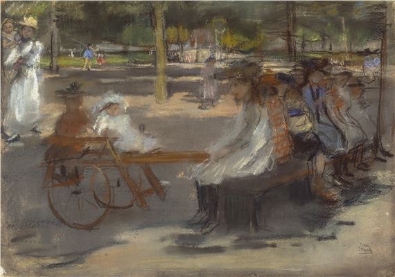 Children in the Park by Isaac Israëls