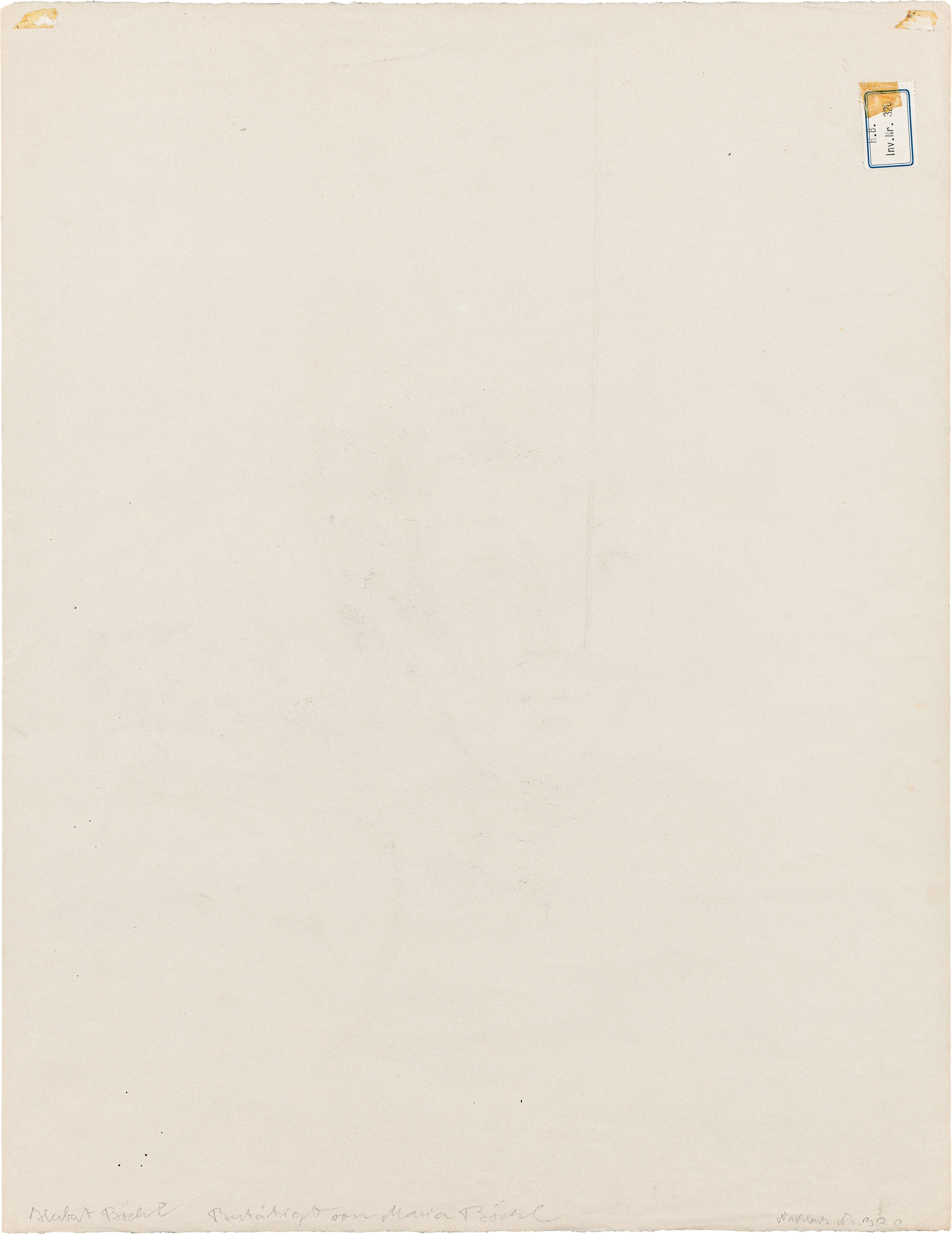 Artwork by Herbert Boeckl, Two portraits, Made of black chalk on paper