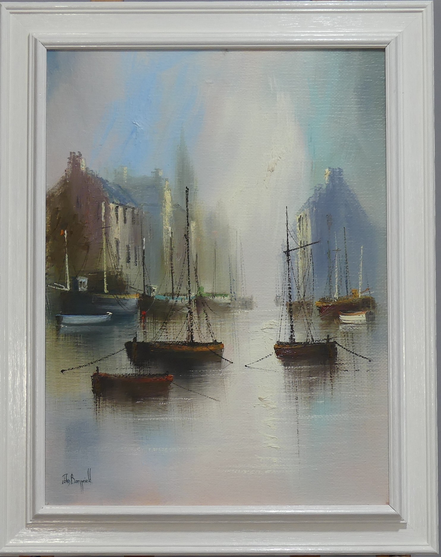 John Bampfield Fishing boats MutualArt