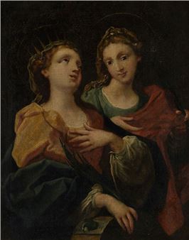 Saint Catherine of Alexandria and Saint martyr - Sebastiano Sante Bizzarri
