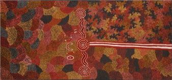 Cérémonie d'hommes / Men Story 1997 - Peter Tjungurayi Leura