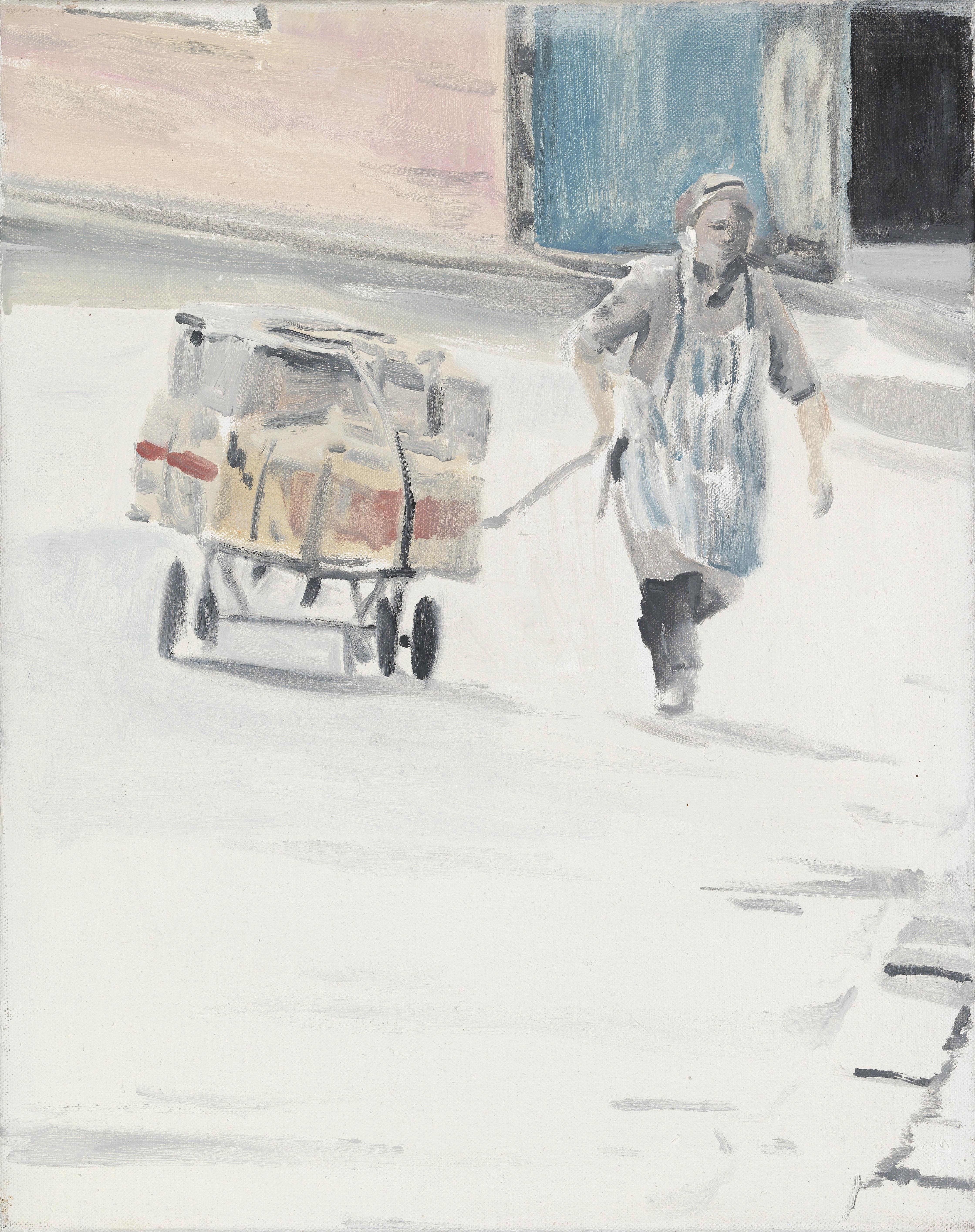 Artwork by Charlotte Seyerl, Ukrainische Bäuerinnen, Made of Oil on Molino