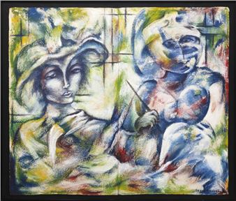 LA MODELO Y EL PINTOR - Javier Serna Avendaño