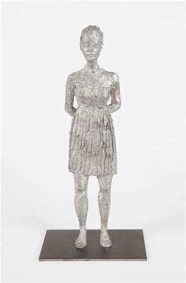 Stehende Frau; Untitled (Atelier) by Stephan Balkenhol, 2008; 1987