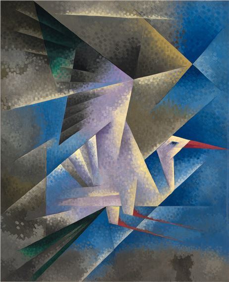 Aufsetzender Storch II