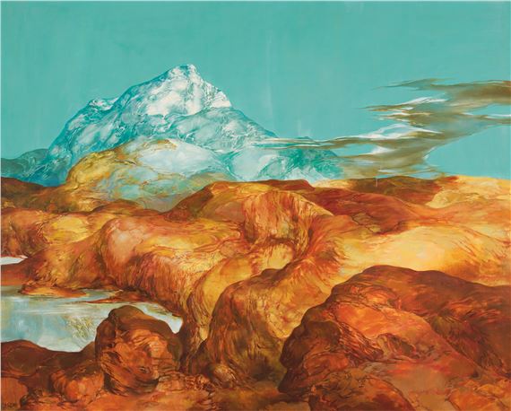 Untitled (Gebirgslandschaft) by Heinz Zander, 1978