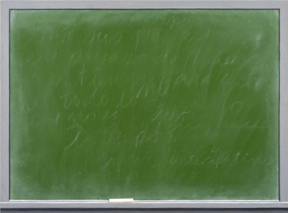 Pizarrita verde con tiza blanca by Santiago Cárdenas, 2012