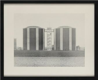 Image from "Six Double Water Towers" , . - Bernhard Becher