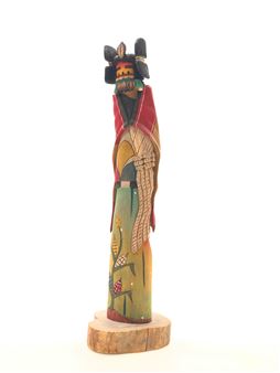 BRYSON HUMA HOPI CROW KACHINA MAIDEN DOLL - Bryson Huma