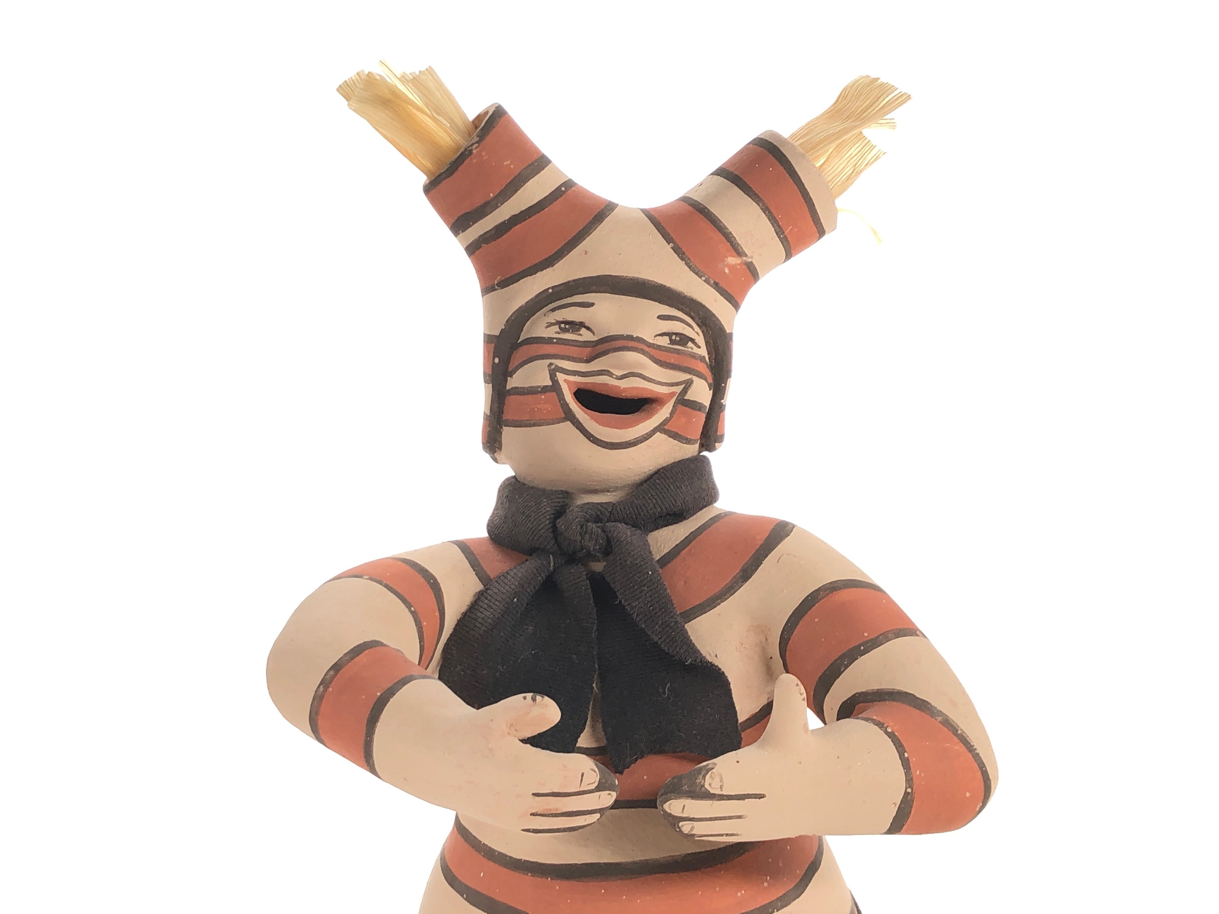 Kathleen Wall KATHLEEN WALL JEMEZ POTTERY KOSHARE HOLDING POT