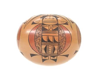 GLORIA MAHLE HOPI BUTTERFLY MAIDEN POTTERY - Gloria Mahle