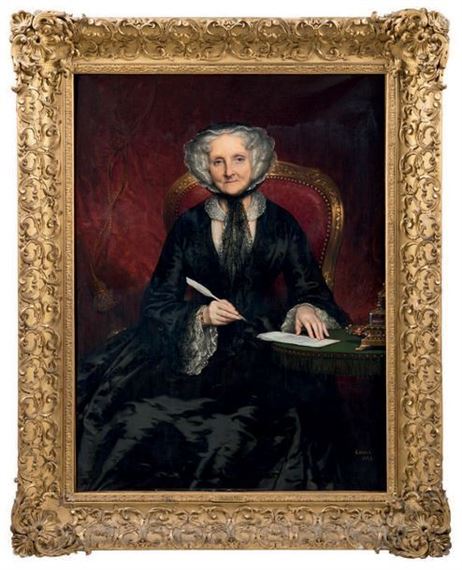 Madame Pauline Rondel Rioult de Bois Rioult âgée de 73 ans by Joseph Désiré Court, 1853