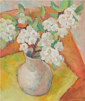 Branches de cerisier en fleurs - Nikanerova Artemoff