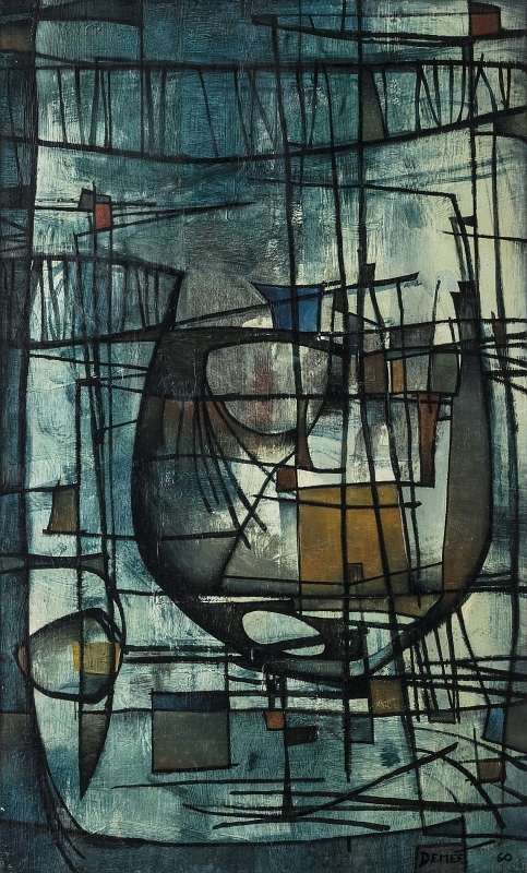 Artwork by Luís Demée, Untitled, Made of Oil on platex