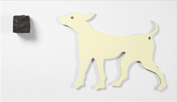 Dog stoned. Wandobjekt - Imi Knoebel