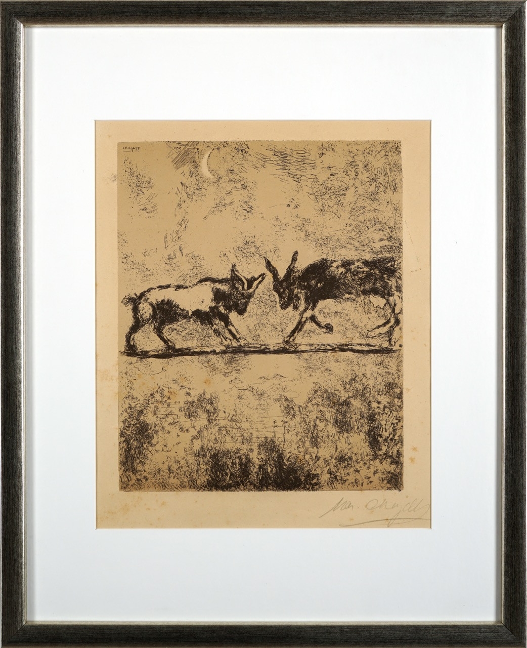 Marc Chagall | Dwie kozy | MutualArt
