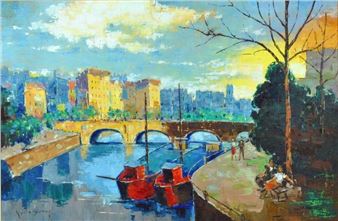 Le Pont Neuf, Paris - Arisztid Szendy