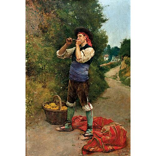 Fumando en el camino by Luis Jiménez y Aranda, 1901